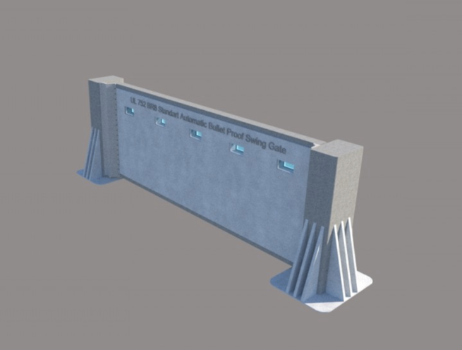 Bulletproof Swing Gate - Image 4