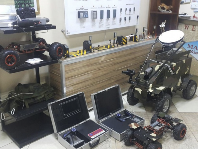 Water Disruptor Carrier Robot