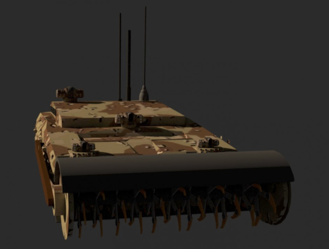 Mine Detection Destruction Robot - Image 3