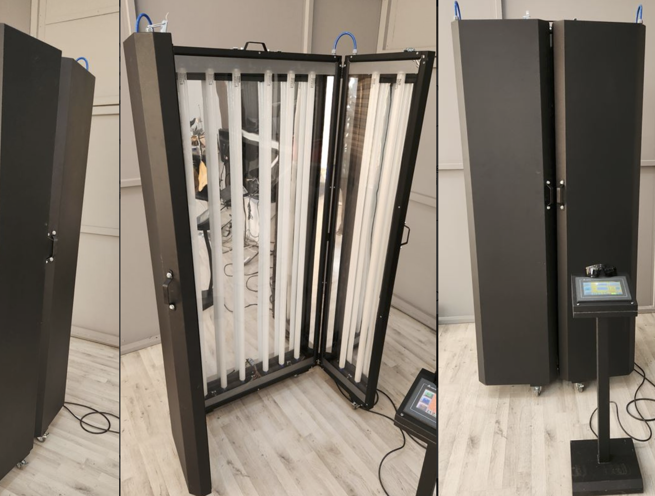 Full Body Portable UVA PUVA Phototherapy Unit