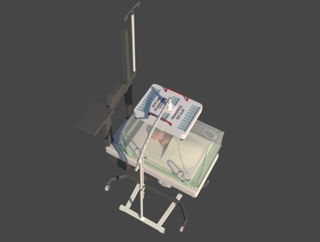 Infant Baby Newborn Incubator Portable Phototherapy Device - Image 3