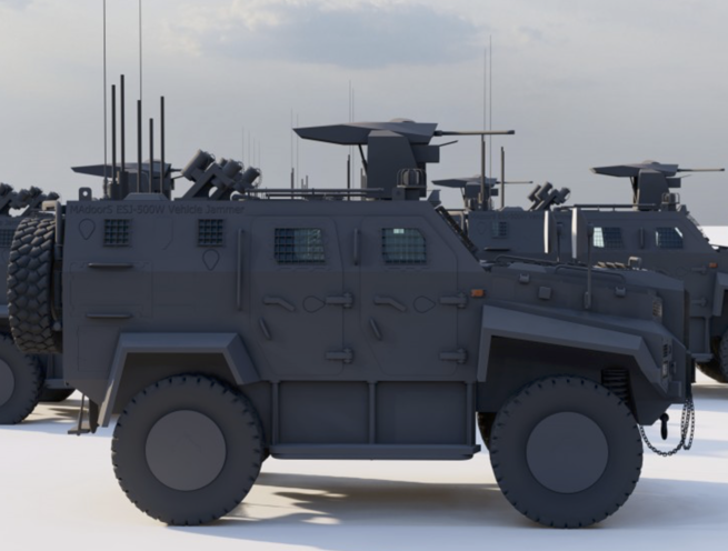 Armored Military Vehicle Signal Jammer System - Image 4