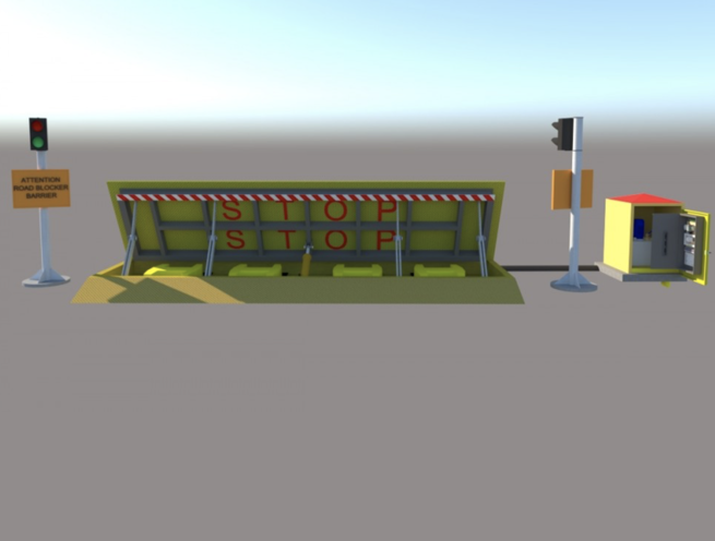 Surface Mounted Impact Test Anti-ram Wedge Barrier Road Blocker - Image 5