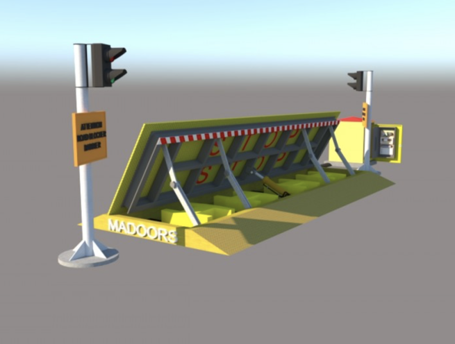 Surface Mounted Impact Test Anti-ram Wedge Barrier Road Blocker - Image 7