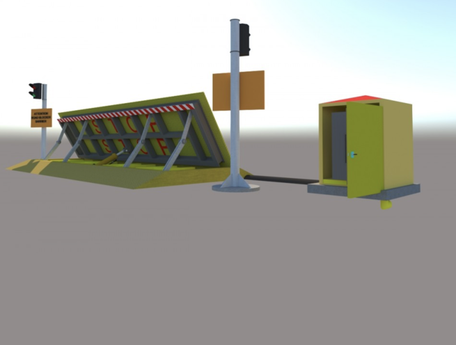 Surface Mounted Impact Test Anti-ram Wedge Barrier Road Blocker - Image 4