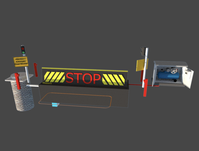 Pneumatic Road Blocker Barrier