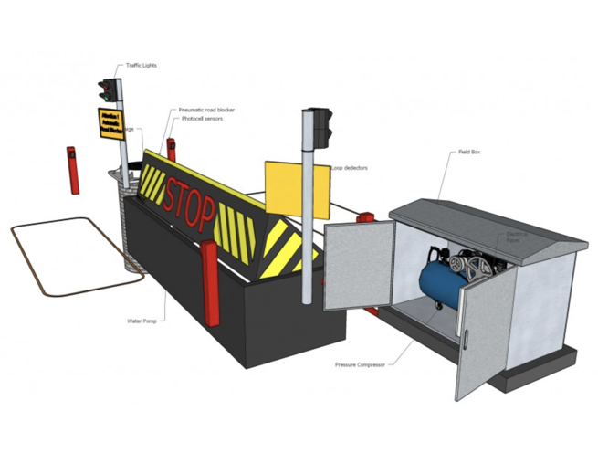 Pneumatic Road Blocker Barrier - Image 6