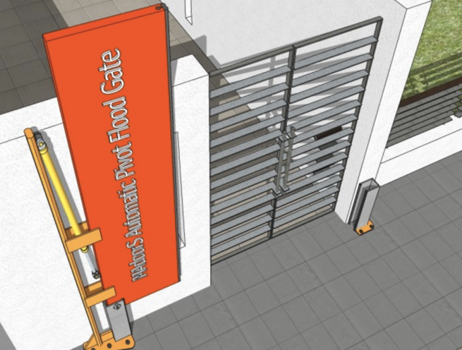Automatic Pivot Flood Protection Gate - Image 2