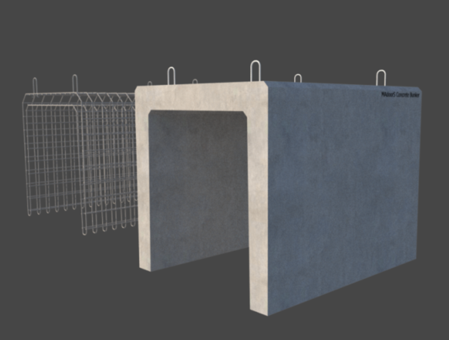 Explosion Blast Proof Concrete Portable Bunker