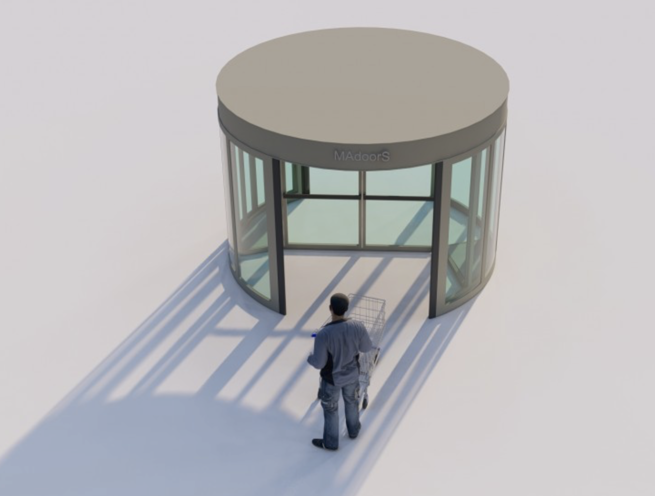 Two Wing Automatic Revolving Door - Image 4