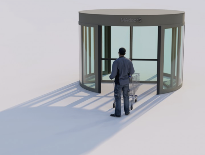 Two Wing Automatic Revolving Door - Image 5