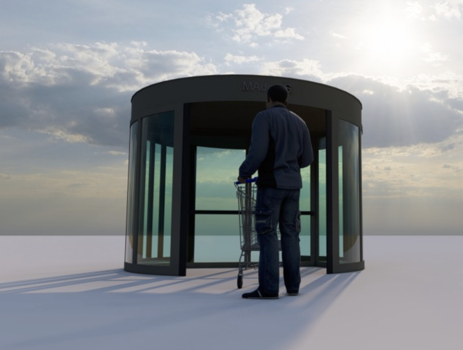 Two Wing Automatic Revolving Door - Image 2