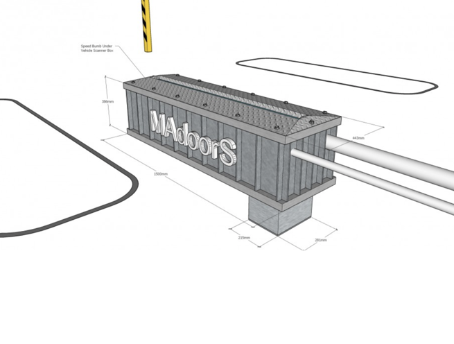 Speed Bump Under Vehicle Surveillance System - Image 8