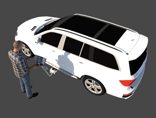 Handheld Mobile Under Vehicle Inspection Camera System - Image 3