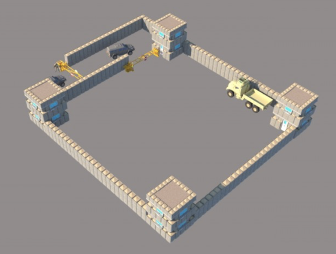 Gabion Sand Defence Wall Basket Box Military Castle Garrison Camp Systems - Image 8