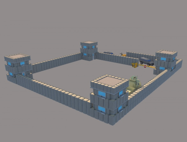 Gabion Sand Defence Wall Basket Box Military Castle Garrison Camp Systems - Image 7