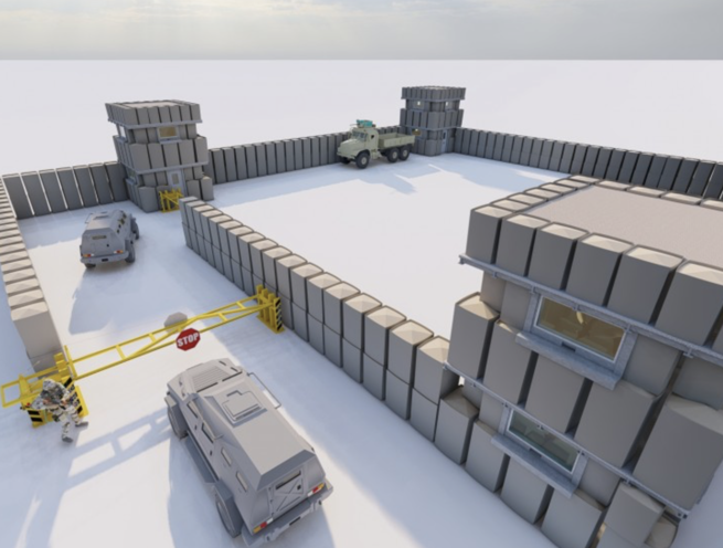 Gabion Sand Defence Wall Basket Box Military Castle Garrison Camp Systems - Image 5