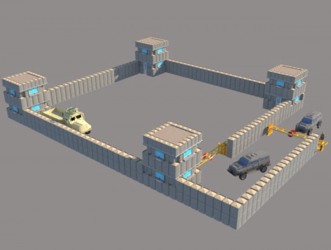 Gabion Sand Defence Wall Basket Box Military Castle Garrison Camp Systems - Image 9