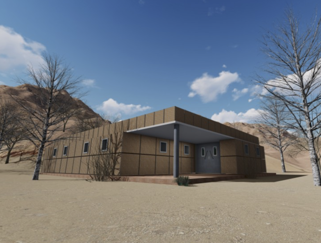 Gabion Basket Defense Wall Military Dormitory, Barrack, Dining Hall, Toilet, Bathroom, Housing - Image 6