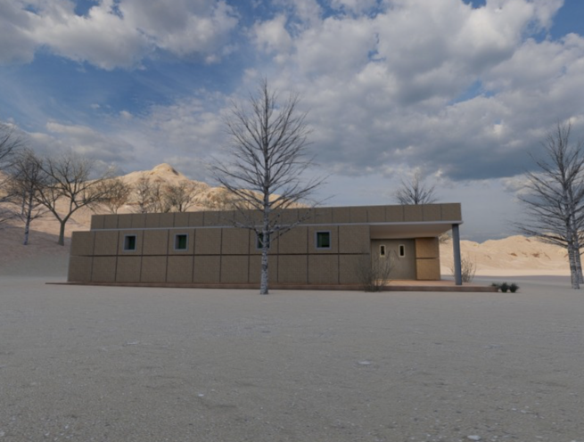 Gabion Basket Defense Wall Military Dormitory, Barrack, Dining Hall, Toilet, Bathroom, Housing - Image 3