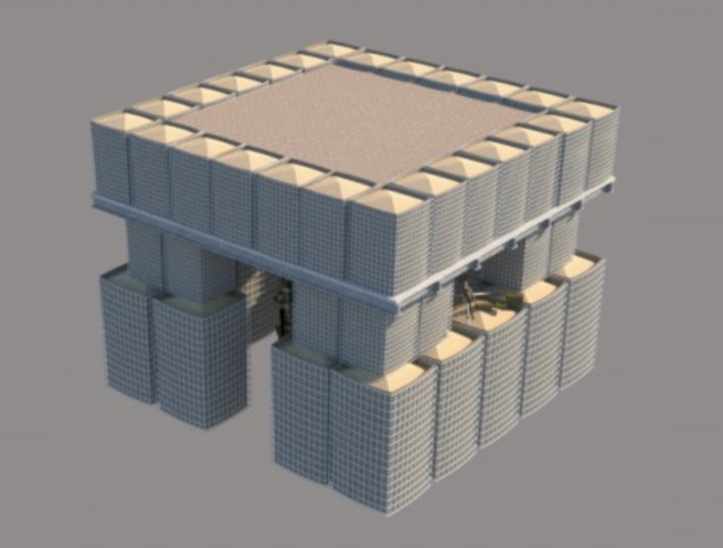 Gabion Basket Box Security Guard Booth - Image 5