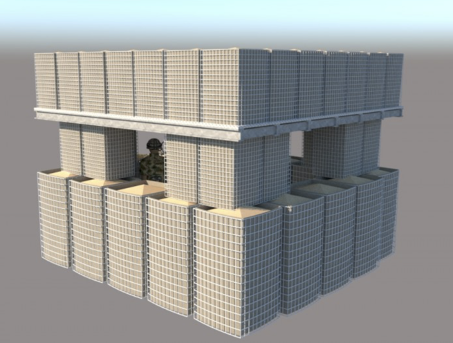 Gabion Basket Box Security Guard Booth - Image 6