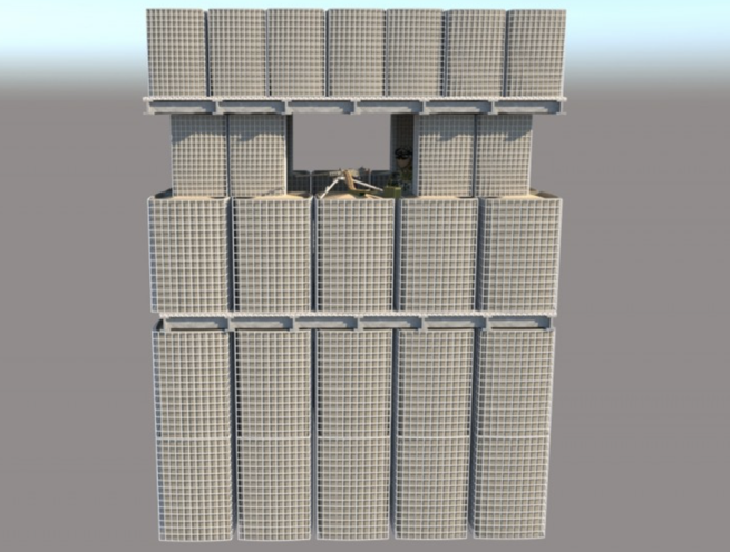 Accordion Folding Sand Filled Gabion Guard Tower (Type 2) - Image 5