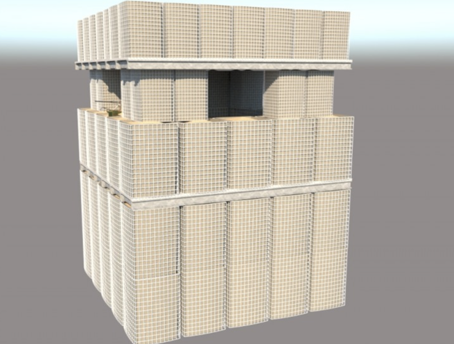 Accordion Folding Sand Filled Gabion Guard Tower (Type 2) - Image 8