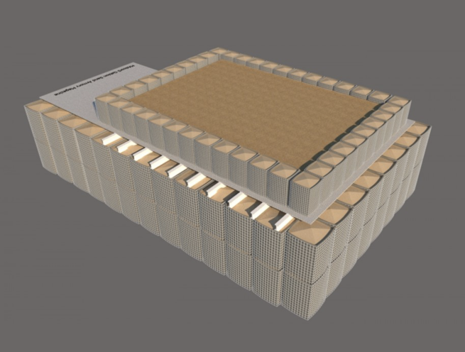 Gabion Defense Wall Armory, Weapon, Bunker, Magazine, Shelter Systems - Image 4