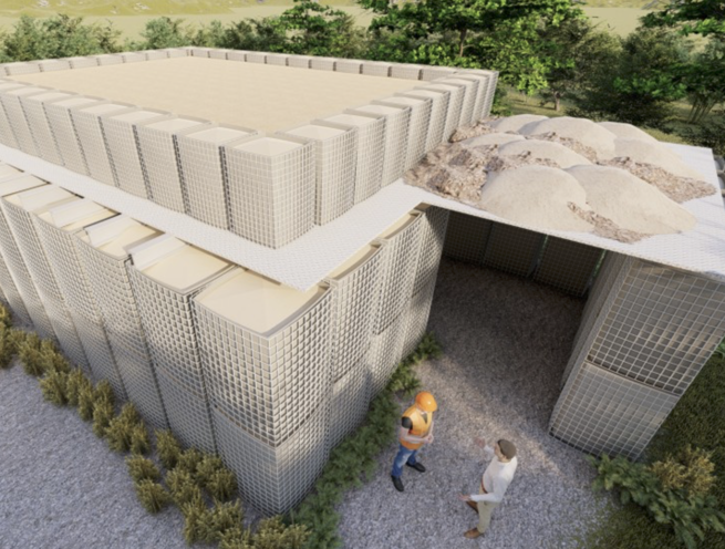 Gabion Defense Wall Armory, Weapon, Bunker, Magazine, Shelter Systems - Image 2