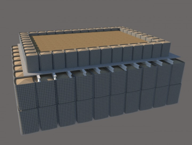 Gabion Basket Explosion Proof Shelter, Bunker, Home, Dormitory - Image 4