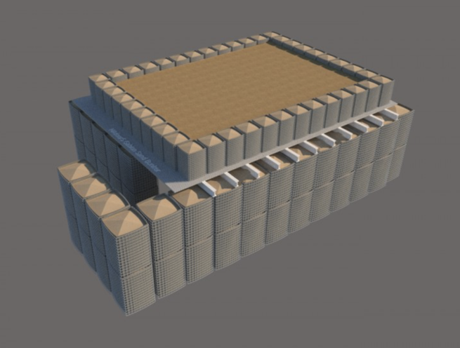 Gabion Basket Explosion Proof Shelter, Bunker, Home, Dormitory - Image 2