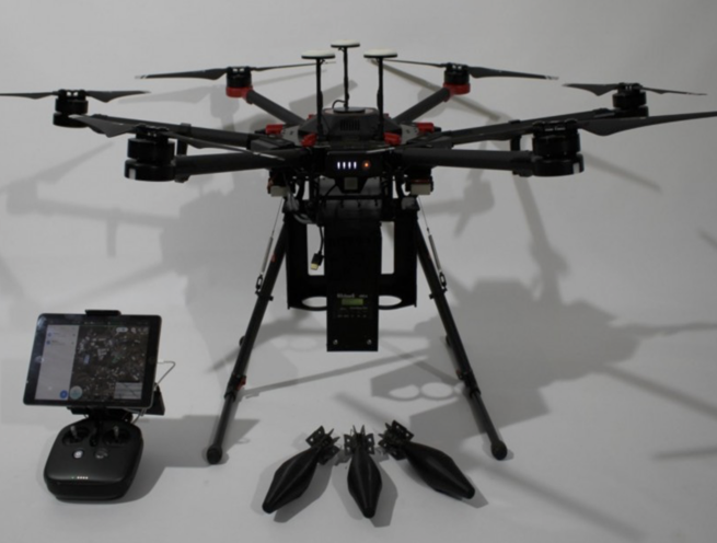Counterterrorism Drone System, Bomb Carrier Drone