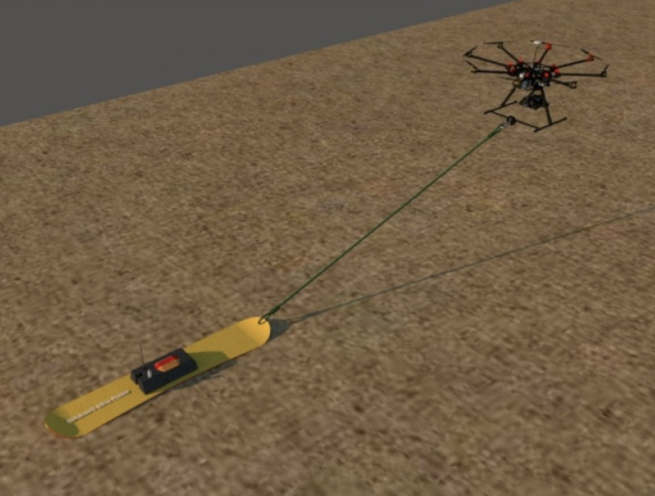 Mine Detection Drone, Mine Explosive Finder Drone