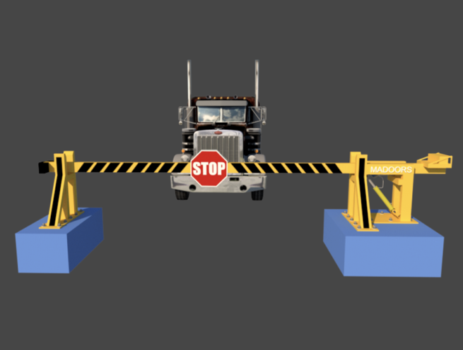 M30 K8 K4 Impact Test Manual Rising Drop Arm Barrier - Image 3