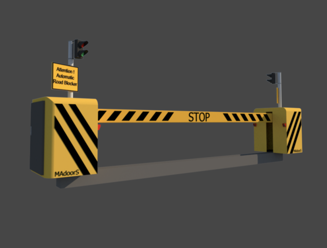 M50 M30 Impact Test Rising Beam Barrier - Image 5