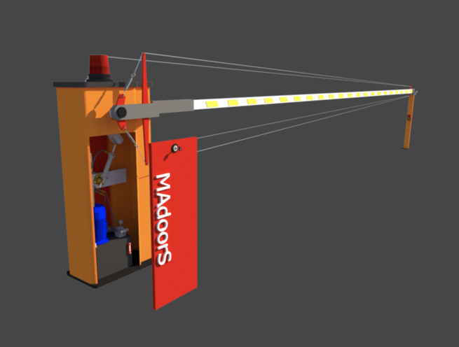 Hydraulic Drop Arm Barrier