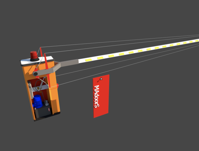 Hydraulic Drop Arm Barrier - Image 3