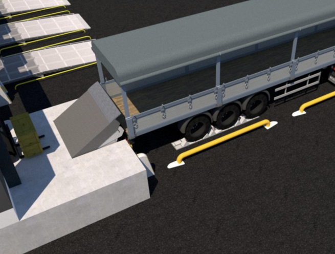 Double Chock Vehicle Wheel Restraint - Image 6