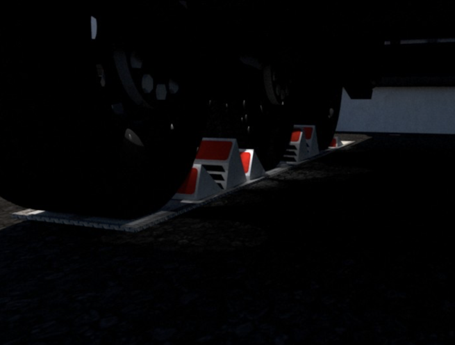 Double Chock Vehicle Wheel Restraint - Image 10