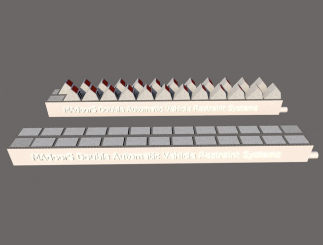 Double Chock Vehicle Wheel Restraint - Image 3