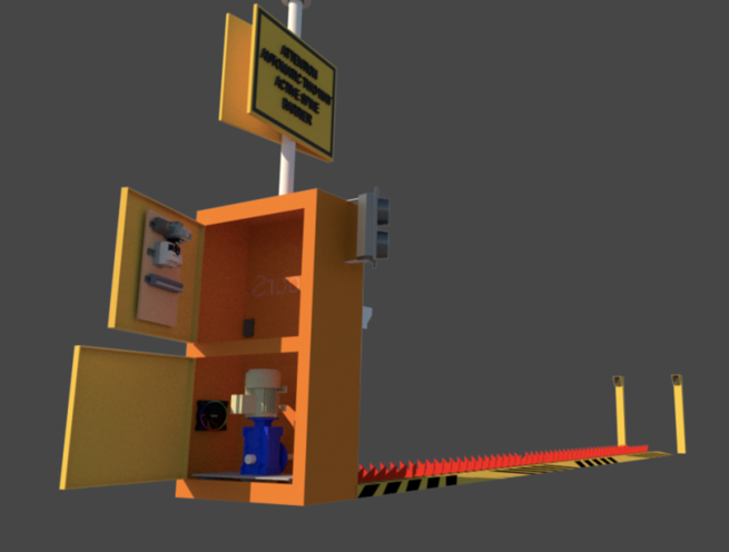 Two Sided Automatic Road Spike Barrier - Image 3