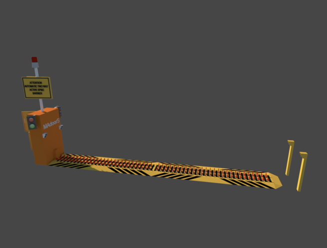 Two Sided Automatic Road Spike Barrier - Image 2