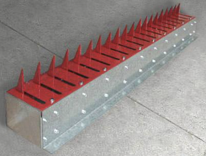 Embedded Type Mechanic Spike Barrier