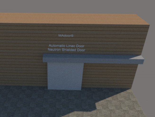 Linac Door, Neutron Shielded Door