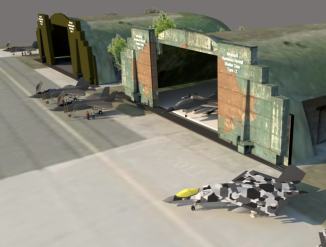 Aircraft Hangar Bunker Gate Door (Type-2) - Image 3