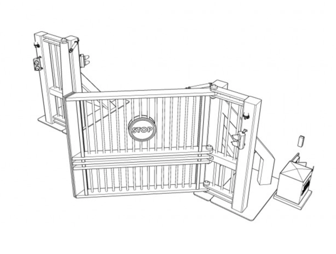ASTM M50 M30 Counter Terrorism Terra Swing V-Gate - Image 5