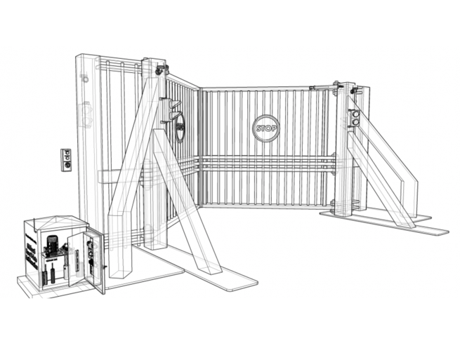 ASTM M50 M30 Counter Terrorism Terra Swing V-Gate - Image 6