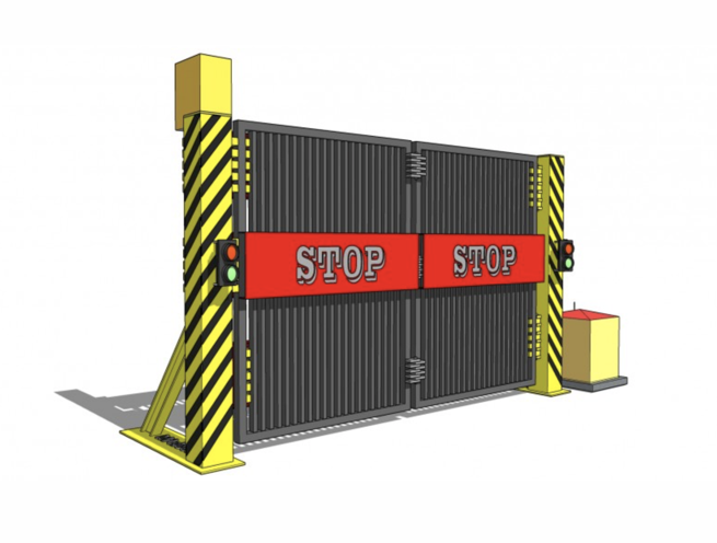 Anti-Ram ASTM M50 Crash Tested Bi-Folding Gate - Image 8
