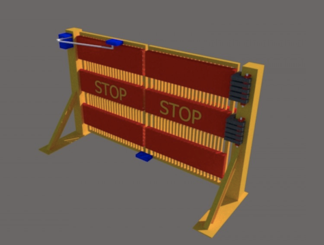 Anti-Ram ASTM M50 Crash Tested Bi-Folding Gate - Image 5